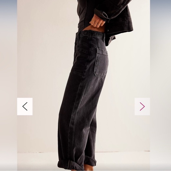 FREE PEOPLE PALMER CUFFED JEANS - Picture 1 of 7